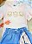 Conjunto de Blusa em Cotton e Shorts em Jeans com Elastano Infanti Infantil Menina - Imagem 4