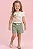 Conjunto de Blusa em Malha Fresh com Shorts em Molevisco Infanti Infantil Menina - Imagem 2