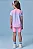 Conjunto de Blusa Alongada em Malha Yuki e Bermuda Biker em Malha UV 50+ Infanti Infantil Menina - Imagem 3