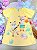 Vestido em Meia Malha Amarelo Infanti Infantil Menina - Imagem 1