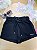 Shorts em Moletom sem Pelúcia Preto Infanti - Imagem 1