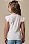 Blusa em Cotton Off White Raposa Infanti Infantil Menina - Imagem 2