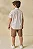 Conjunto de Camisa em Linho Deluxe e Bermuda em Cotton Jeans com Elastano LucBoo Infantil Menino - Imagem 2
