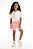 Bermuda Biker em Soft Line Rosa Neon Kukiê Infantil Menina - Imagem 1