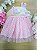 Saia em Tule Glitter Estrelas Rosa Kukiê Infantil Menina - Imagem 1