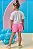 Conjunto de Blusa em Malha Power e Short Saia em Tecido de Viscose Kukiê Infantil Menina - Imagem 2