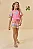Conjunto de Blusa e Shorts em Malha Fresh Kukiê Infantil Menina - Imagem 1
