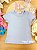Blusa em Cotton Azul Kukiê Infantil Menina - Imagem 1