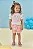 Conjunto de Blusa em Cotton e Shorts em Molecotton Kukiê Infantil Menina - Imagem 1