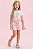Shorts em Moletom sem Pelúcia Rosa Kukiê Infantil Menina - Imagem 1