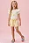Shorts em Moletom sem Pelúcia Amarelo Kukiê Infantil Menina - Imagem 1