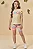 Conjunto de Blusa em Meia Malha e Bermuda Biker em Malha Power Kukiê Infantil Menina - Imagem 1