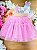 Saia em Tule com Brilhos e Shorts Embutido Cinti Infantil Menina - Imagem 1