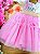 Saia em Tule com Brilhos e Shorts Embutido Cinti Infantil Menina - Imagem 4