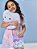 PIJAMA CAMISOLA E ALMOFADA / LILAS NUVEM Cinti - Imagem 1