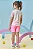 Blusa em Meia Malha e Tela Kukiê Infantil Menina - Imagem 4