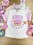 Blusa em Meia Malha e Tela Kukiê Infantil Menina - Imagem 1