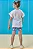Conjunto de Blusa em Meia Malha e Bermuda Biker em Molecotton Kukiê Infantil Menina - Imagem 2