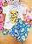Conjunto de Blusa em Meia Malha e Bermuda Biker em Molecotton Kukiê Infantil Menina - Imagem 1