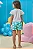 Conjunto de Blusa em Meia Malha e Shorts em Air Tech Kukiê Infantil Menina - Imagem 2