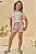 Trio de Blusa em Canelado e Shorts e Kimono em Malha Fresh Kukiê Infantil Menina - Imagem 3