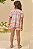 Trio de Blusa em Canelado e Shorts e Kimono em Malha Fresh Kukiê Infantil Menina - Imagem 2