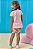 Conjunto de Blusa em Meia Malha e Bermuda Biker em Molecotton Kukiê Infantil Menina - Imagem 2