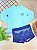 Conjunto de Camiseta e Sunga em Malha Uv Dry com Proteção UV50+ Johnny Fox Teen Menino - Imagem 1