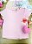 Blusa em Meia Malha Rosa Kukiê Infantil Menina - Imagem 1