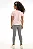 Blusa em Meia Malha Rosa Kukiê Infantil Menina - Imagem 3