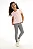 Blusa em Meia Malha Rosa Kukiê Infantil Menina - Imagem 2