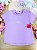 Blusa em Meia Malha Lilás Kukiê Infantil Menina - Imagem 1