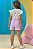 Conjunto de Blusa em Meia Malha e Shorts em Malha Little Waffle Kukiê Infantil Menina - Imagem 3
