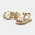 Sandália Infantil Bibi Shine Mini Dourada com Flor - Imagem 3
