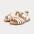 Sandália Infantil Bibi Shine Mini Branca com Flor - Imagem 3