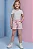 Shorts em Moletom sem Pelúcia Infanti Infantil Menina - Imagem 1