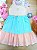 Vestido em Tricoline com Elastano Infanti Infantil Menina - Imagem 1