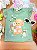Blusa em Meia Malha Verde Infanti Infantil Menina - Imagem 1