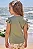Blusa em Meia Malha Verde Infanti Infantil Menina - Imagem 3
