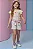 Conjunto de Blusa em Meia Malha e Shorts em Moletom sem Pelúcia Infanti Infantil Menina - Imagem 2