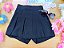 Short Saia em Alfaiataria Preto Infanti Infantil Menina - Imagem 1