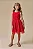 Vestido em Canelado Liz e Tule com Elastano Vermelho Infanti Infantil Menina - Imagem 2