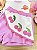 Conjunto Infantil Menina Canelado Cherry Pink com Lenço de Tricot Momi - Imagem 4