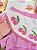 Conjunto Infantil Menina Canelado Cherry Pink com Lenço de Tricot Momi - Imagem 5