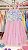 Vestido Rosa Brilhos Mon Sucré - Imagem 1