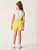 Conjunto Infantil Menina Bimbi Amarelo Summer com Flores Retro e Faixa - Imagem 4
