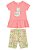 Conjunto Infantil Menina e Meia Malha e Cotton Brandili - Imagem 1