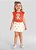 Conjunto Infantil Menina Meia Malha e Ribana Brandili - Imagem 1