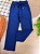 Calça Infantil Menino Reta em Linho com Elastano Azul Marinho Divertto - Imagem 1