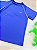 Camiseta Infantil Menino Tecnológica Azul Marinho em Malha Fit com Termo Refletivo - Imagem 2